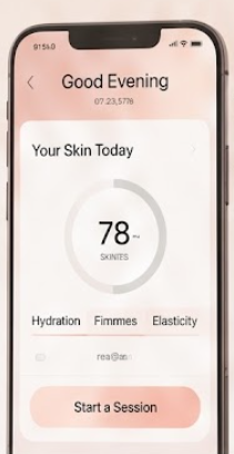 App screen — Good Evening dashboard