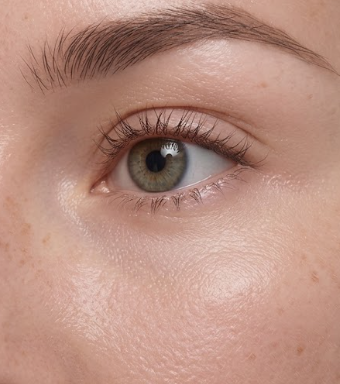After 4 weeks — skin close-up after treatment